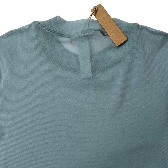 SKIMS Summer Mesh T-Shirt Bodysuit Sky Womens Small - Picture 8 of 13